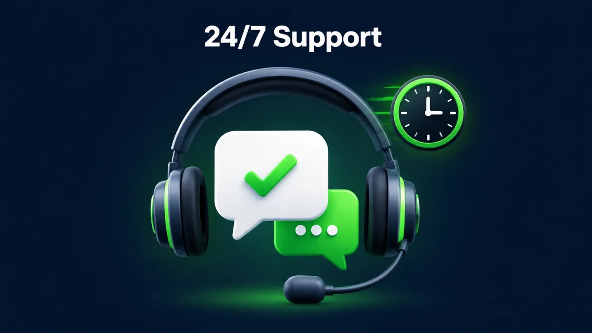 1Win 24/7 live chat support