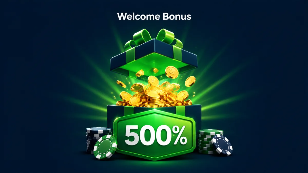 1Win 500% welcome bonus for new Indian players